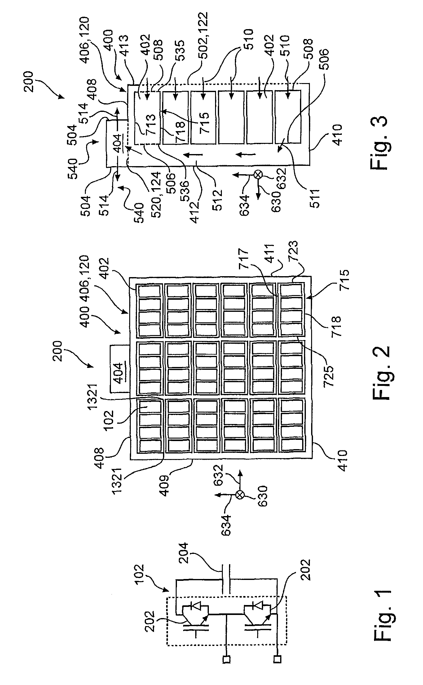 Thermosiphon cooler arrangement in modules with electric and/or electronic components