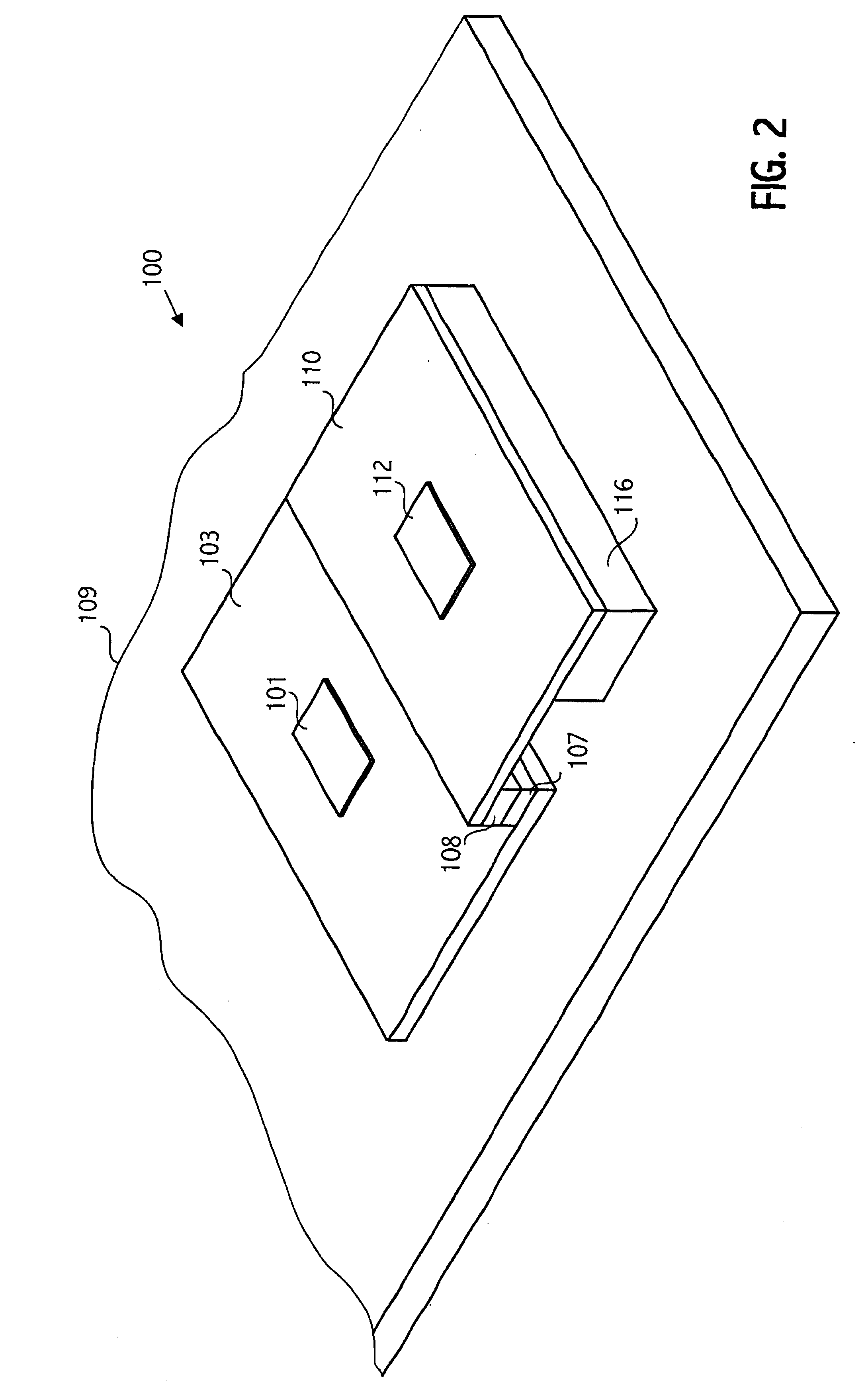 Method and apparatus for direct connection between two integrated circuits via a connector