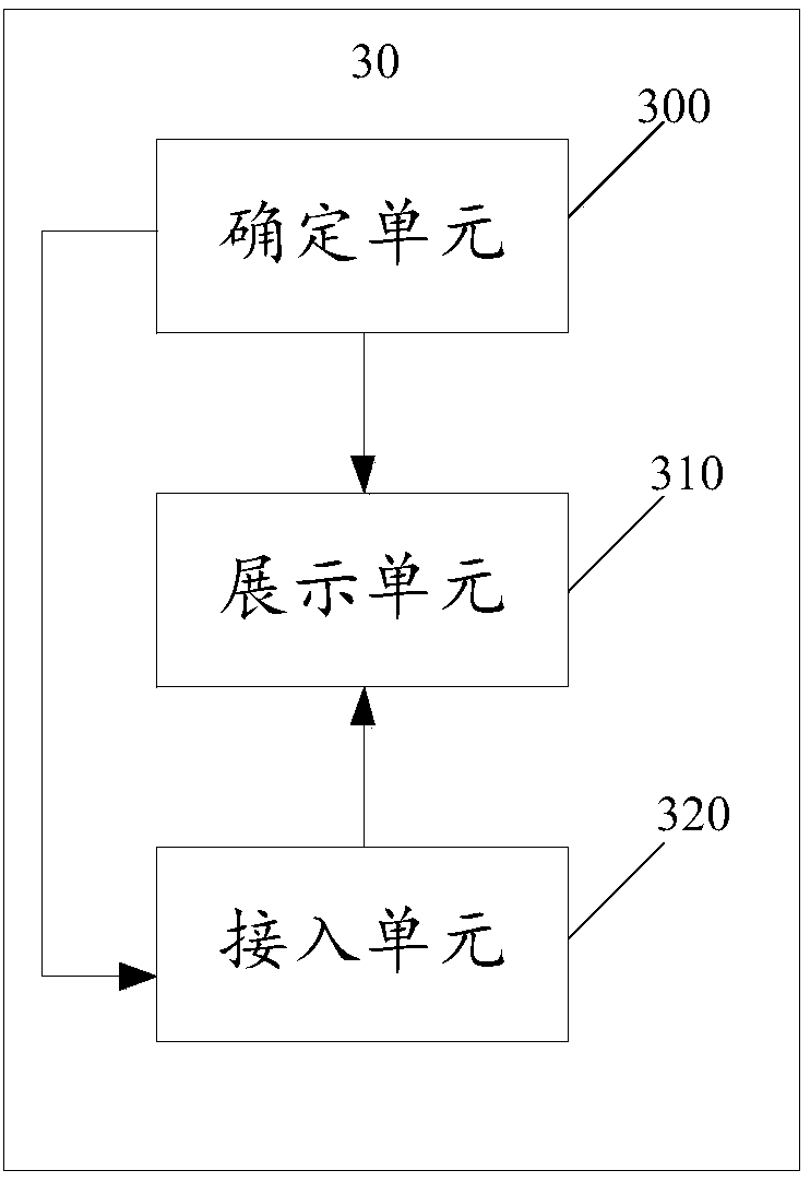 Method and device for presenting information in application program
