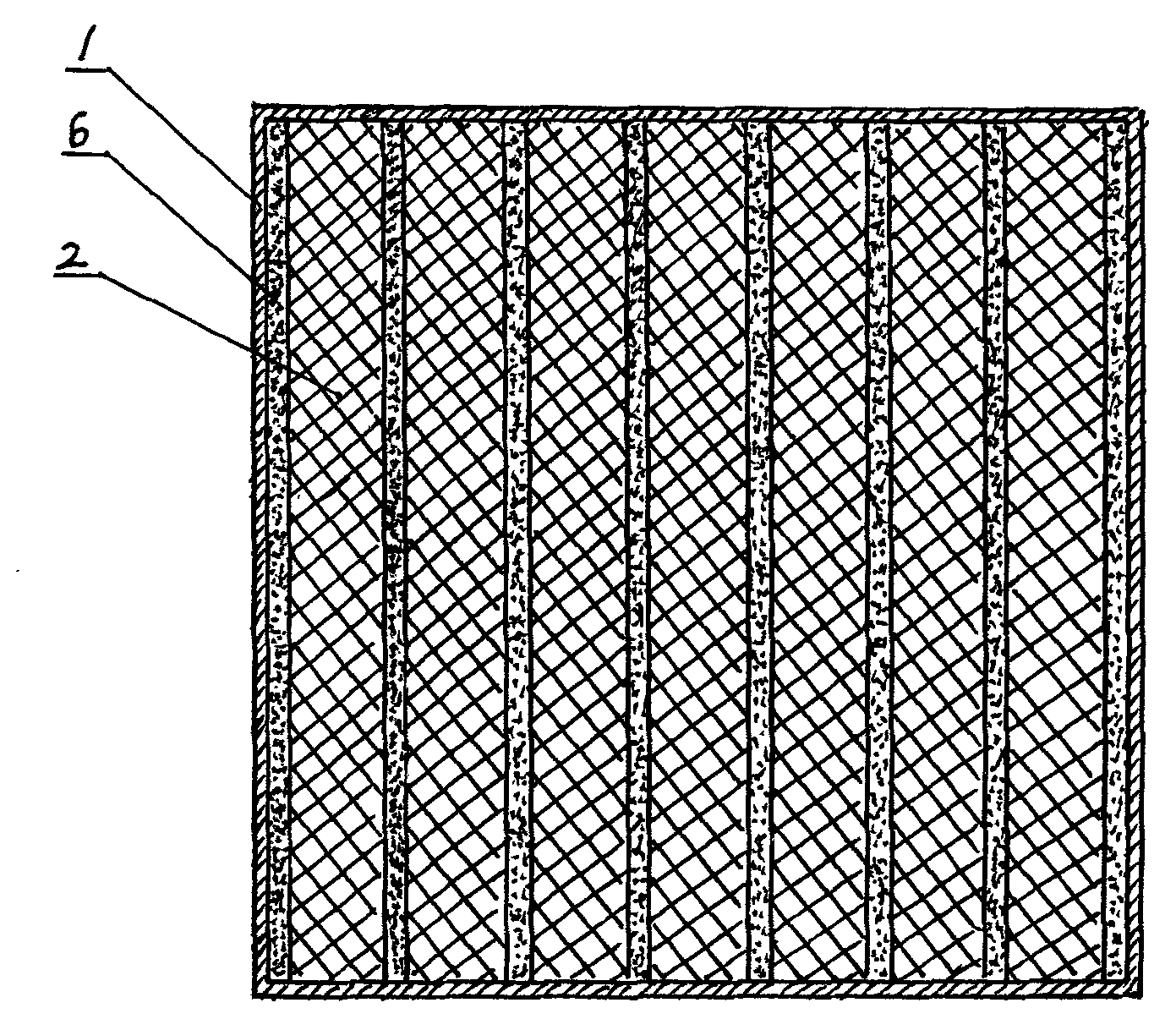 Heat insulation composite plate of outer wall and preparation method thereof