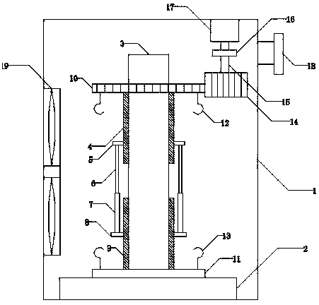 High-efficiency spring drying device