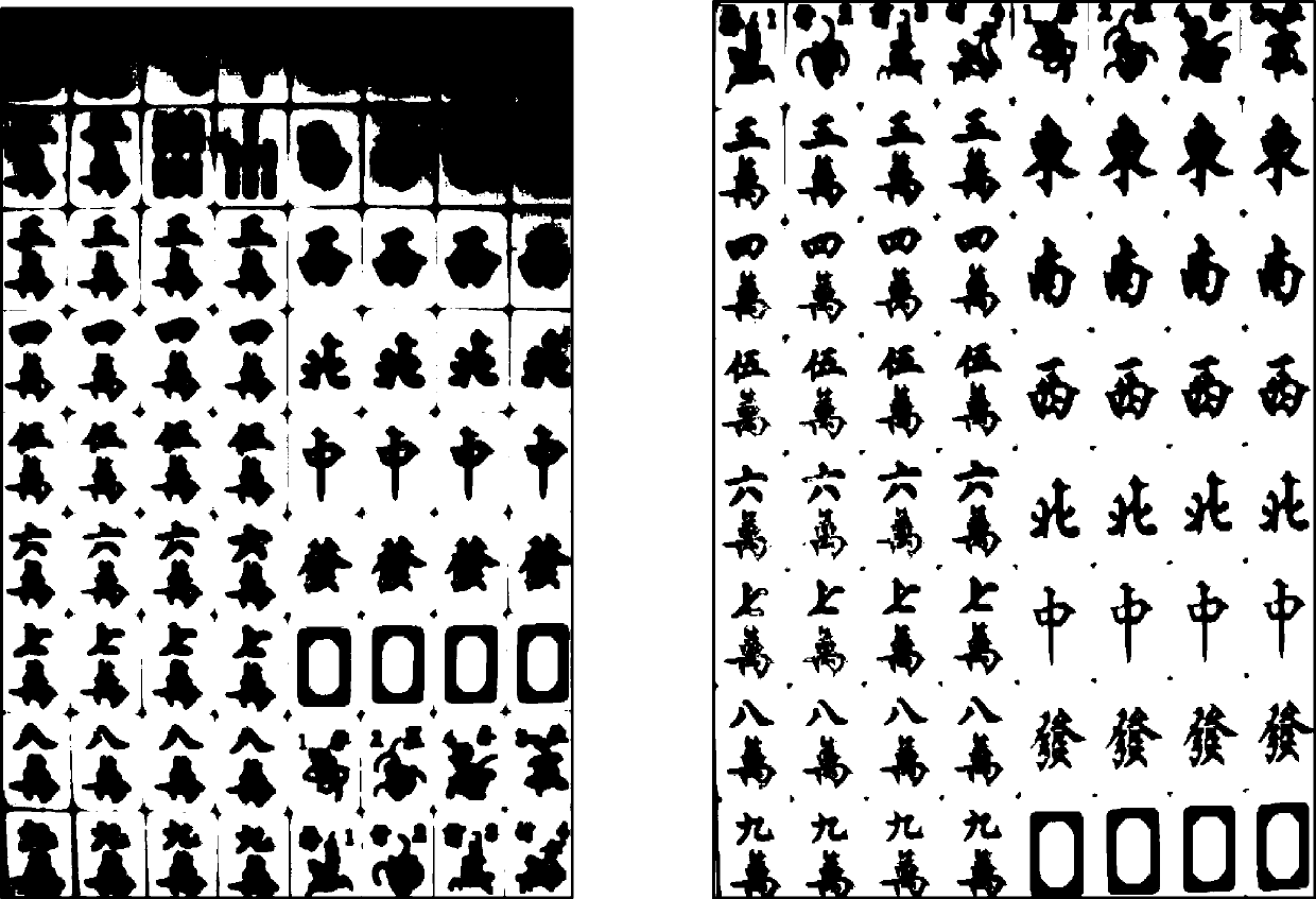 A method for correcting uneven illumination of mahjong images based on feature classification