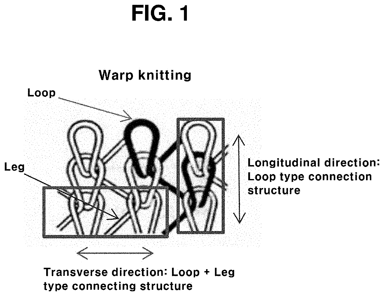 Bidirectional low tearing strength spacer textile using warp knitting
