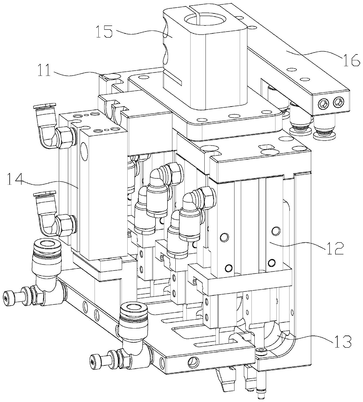 Film tearing and removing module