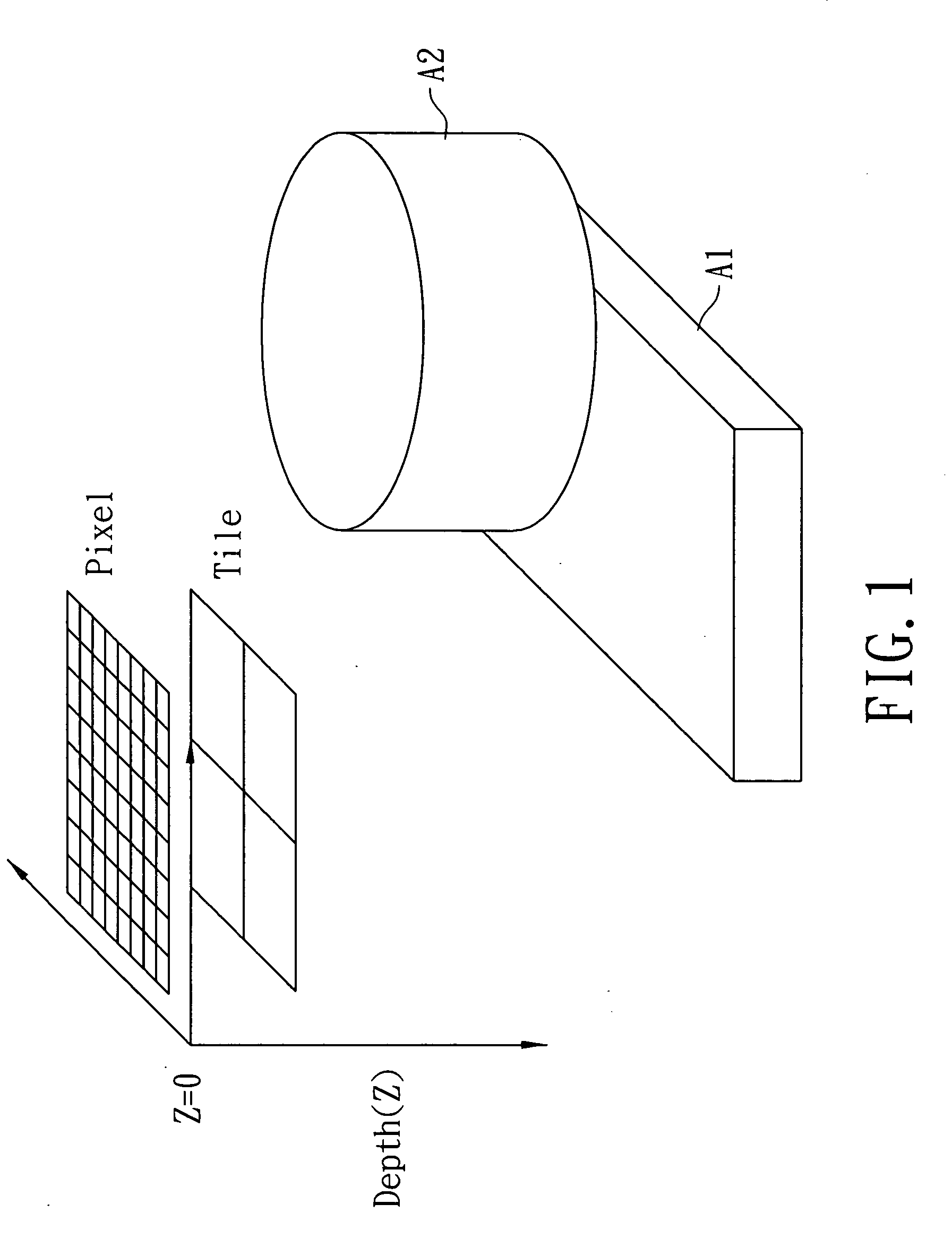 System and method for adaptive tile depth filter