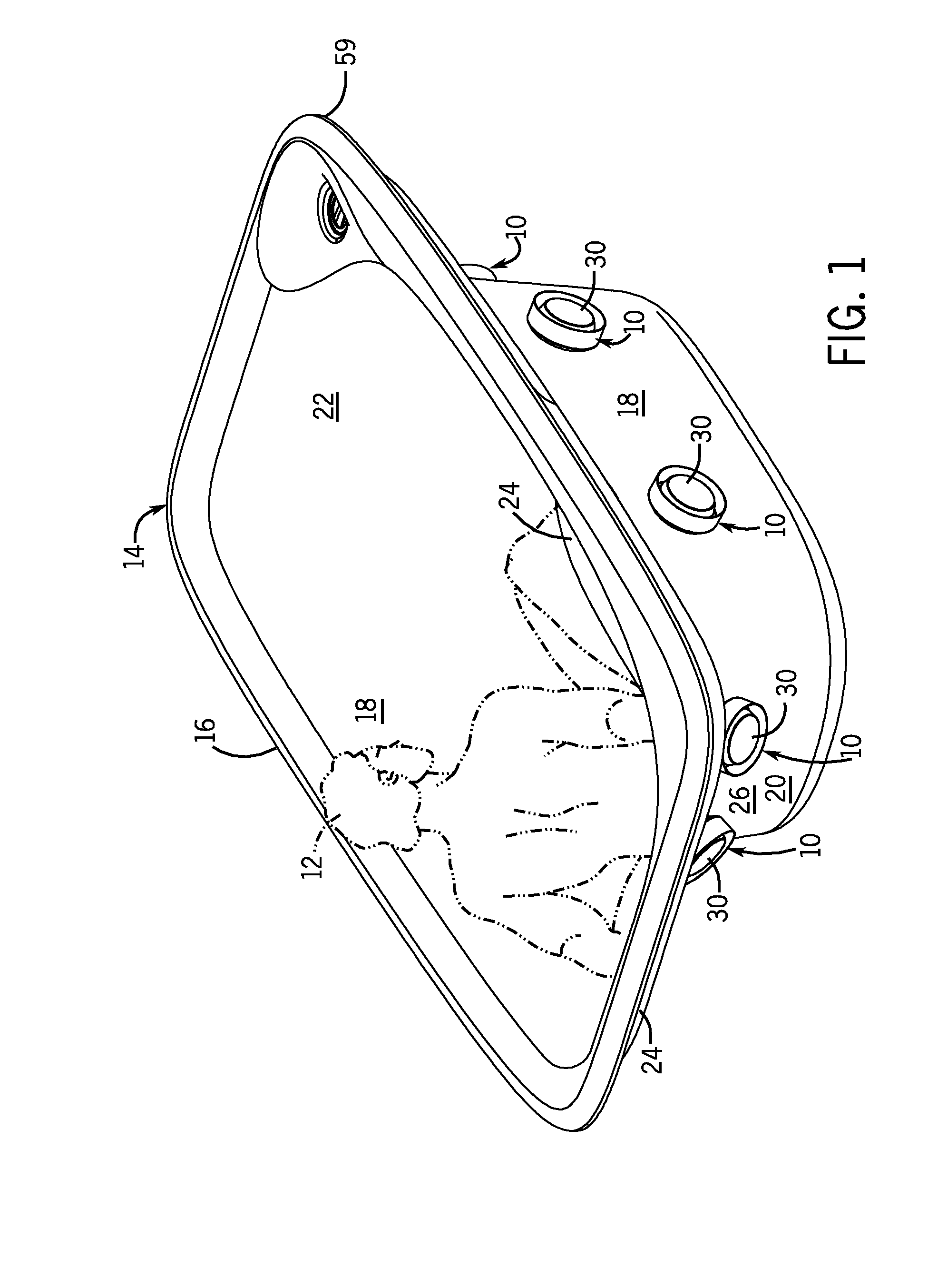 Shielded transducer for plumbing fixture