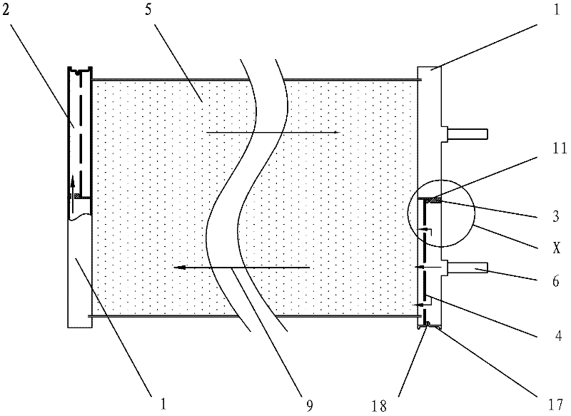 Parallel-flow heat exchanger and fabrication method thereof