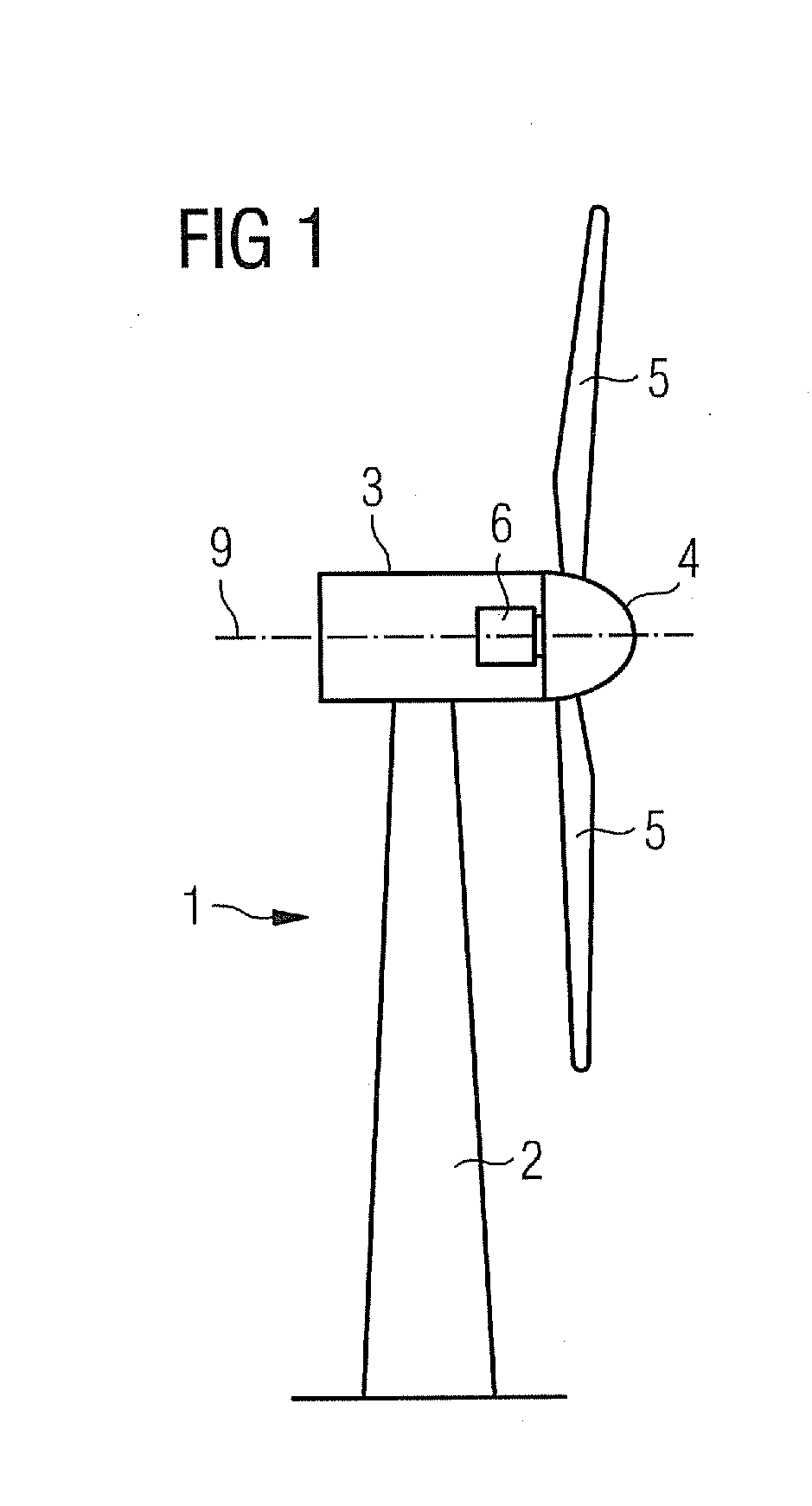 Wind turbine and method for measuring the pitch angle of a wind turbine rotor blade