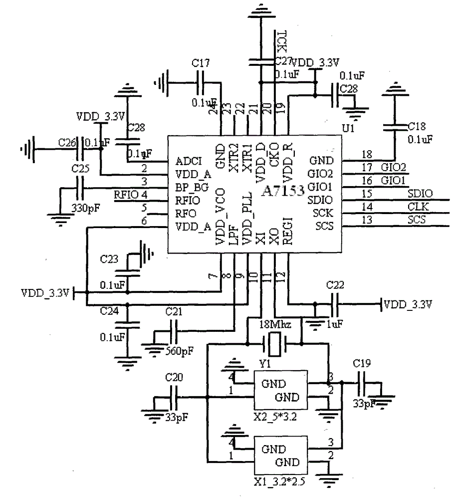 Zigbee-based remote wireless transmit-receive full-function device and transmit-receive method thereof