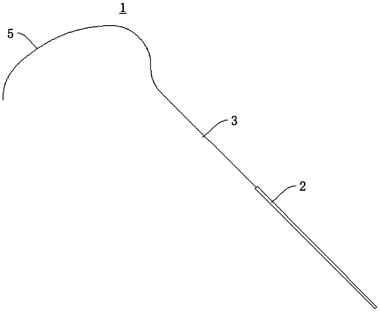 Maxilla-lowering drag hook for orthognathic operation