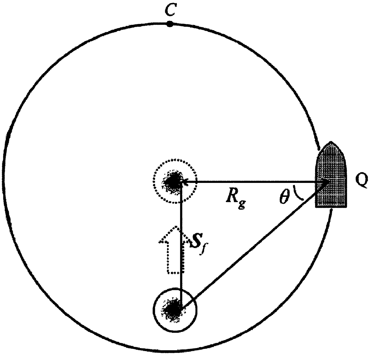 System for displaying and controlling track of cast net of purse seine