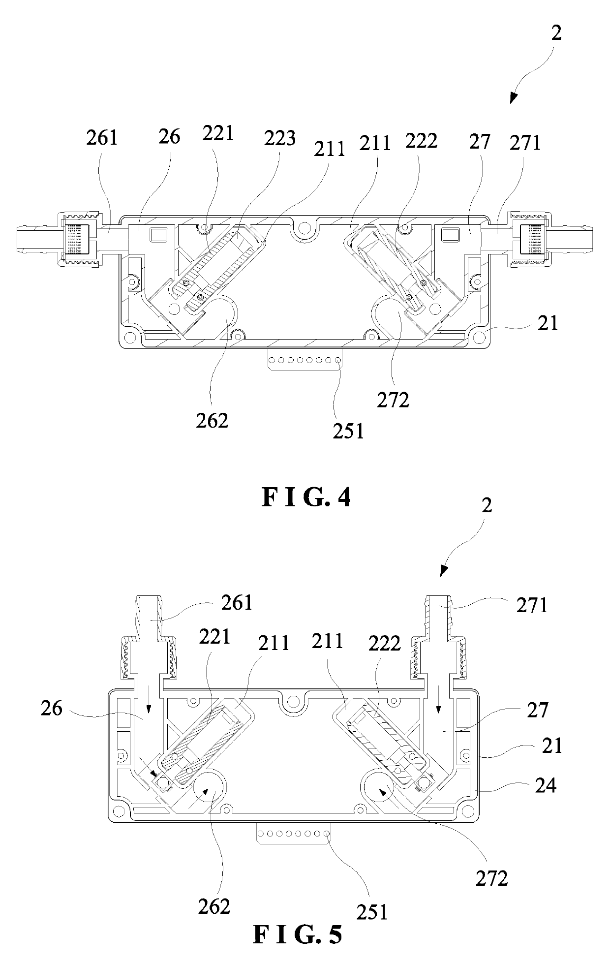 Dual-passage air quality detection device