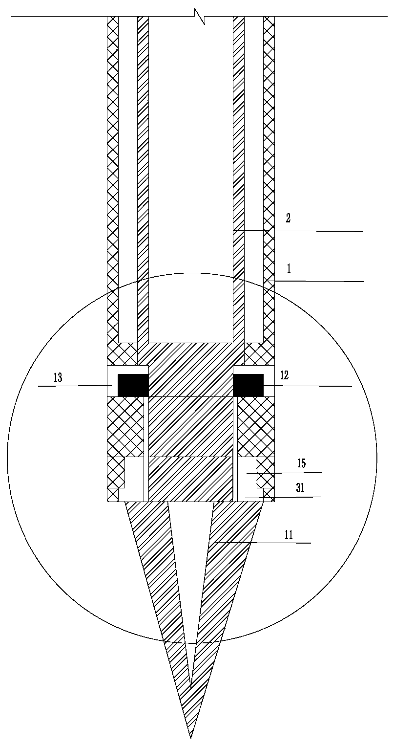 Novel implanted pressure relief well depressurization drainage system and method