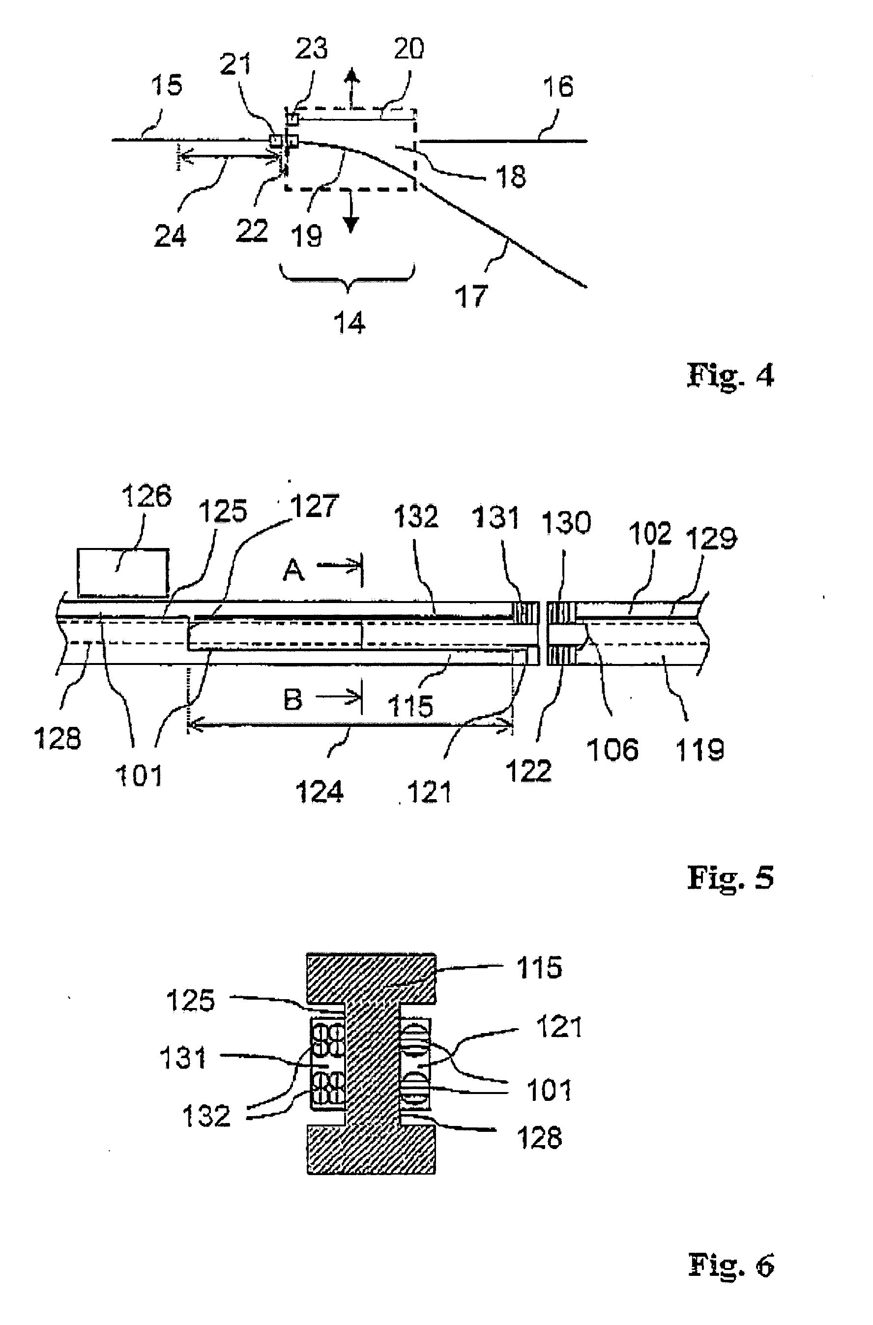 Device for inductively transmitting electrical energy