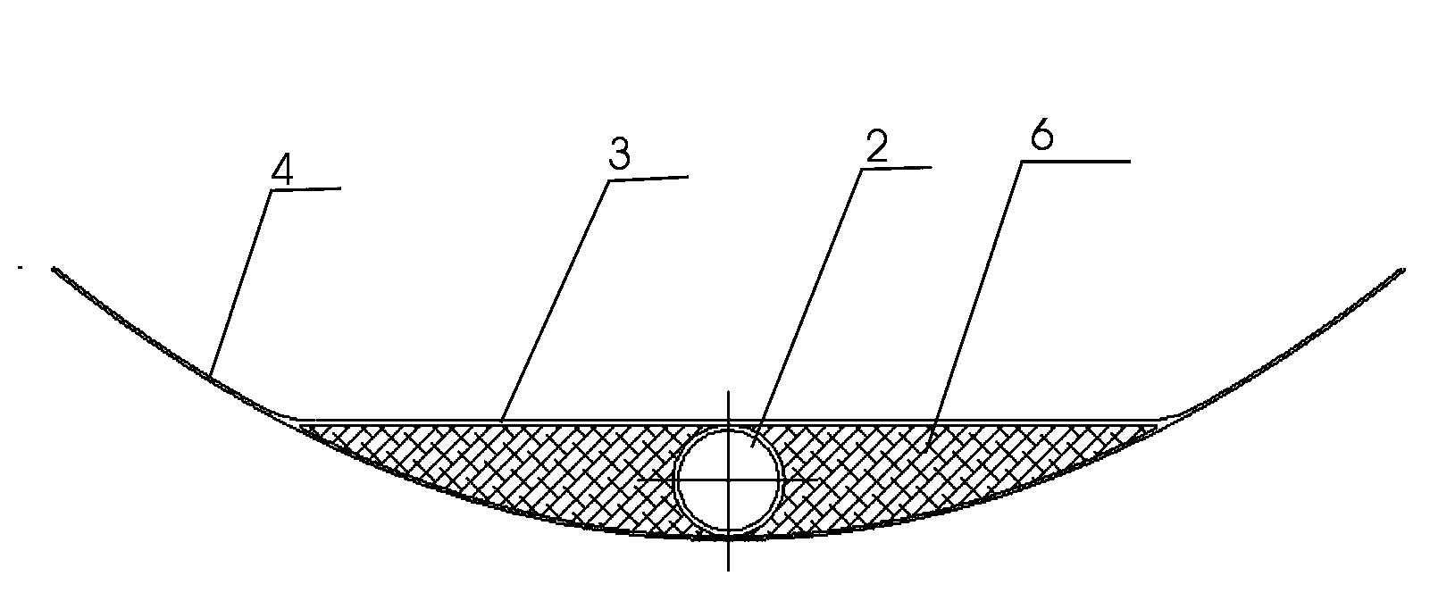 Solar flat plate focusing medium-temperature heat collector plate core