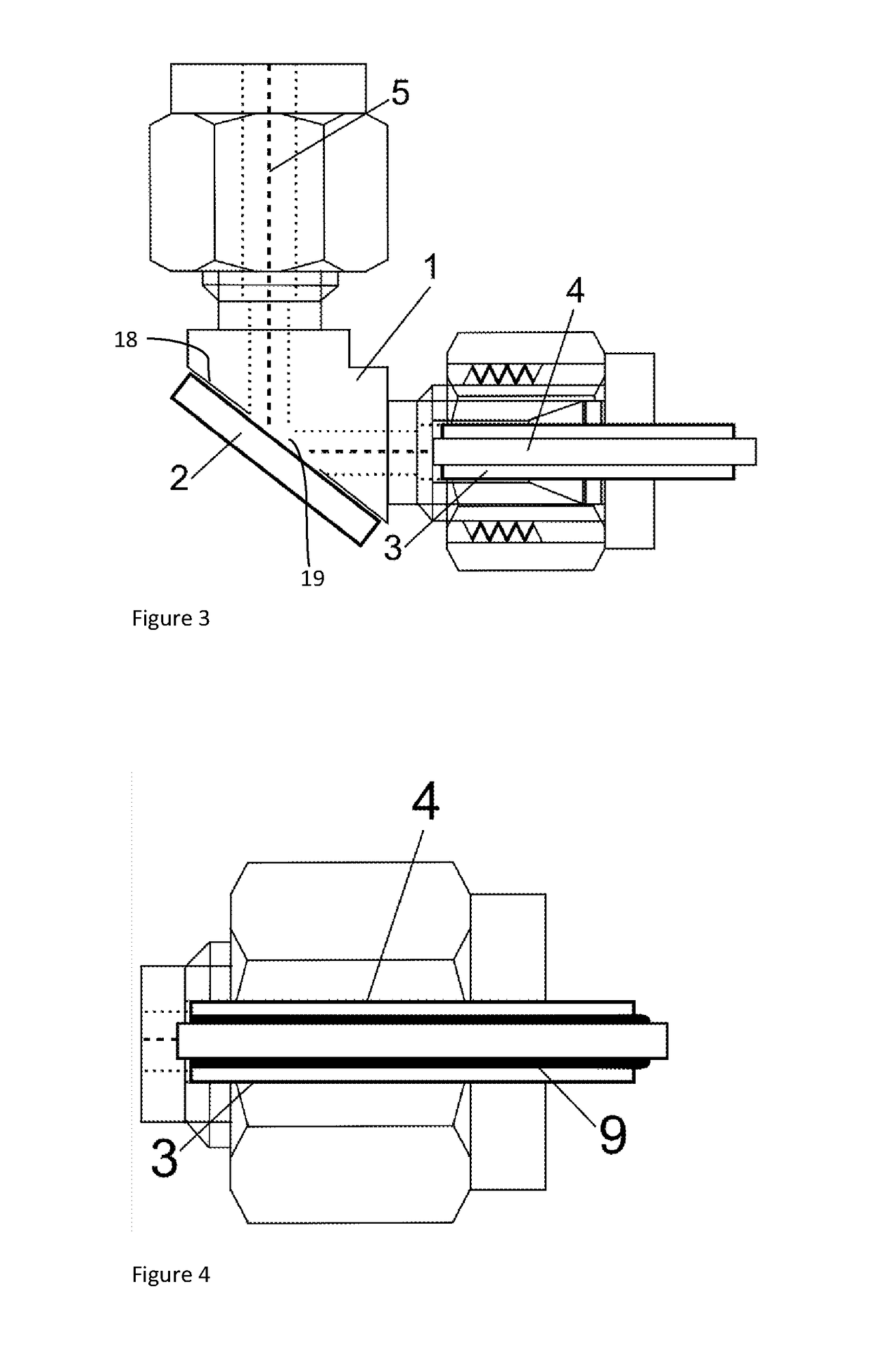 Hollow fibre waveguide gas cells