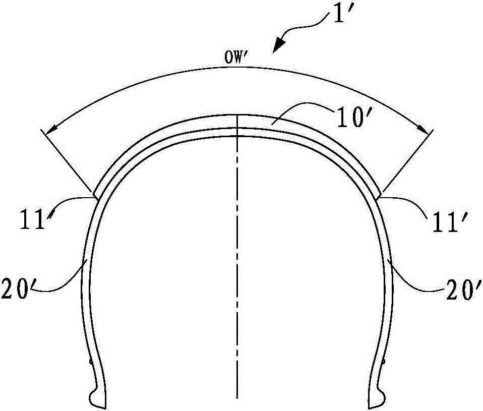 Pneumatic tyre tread pattern structure for cruise bike on beach