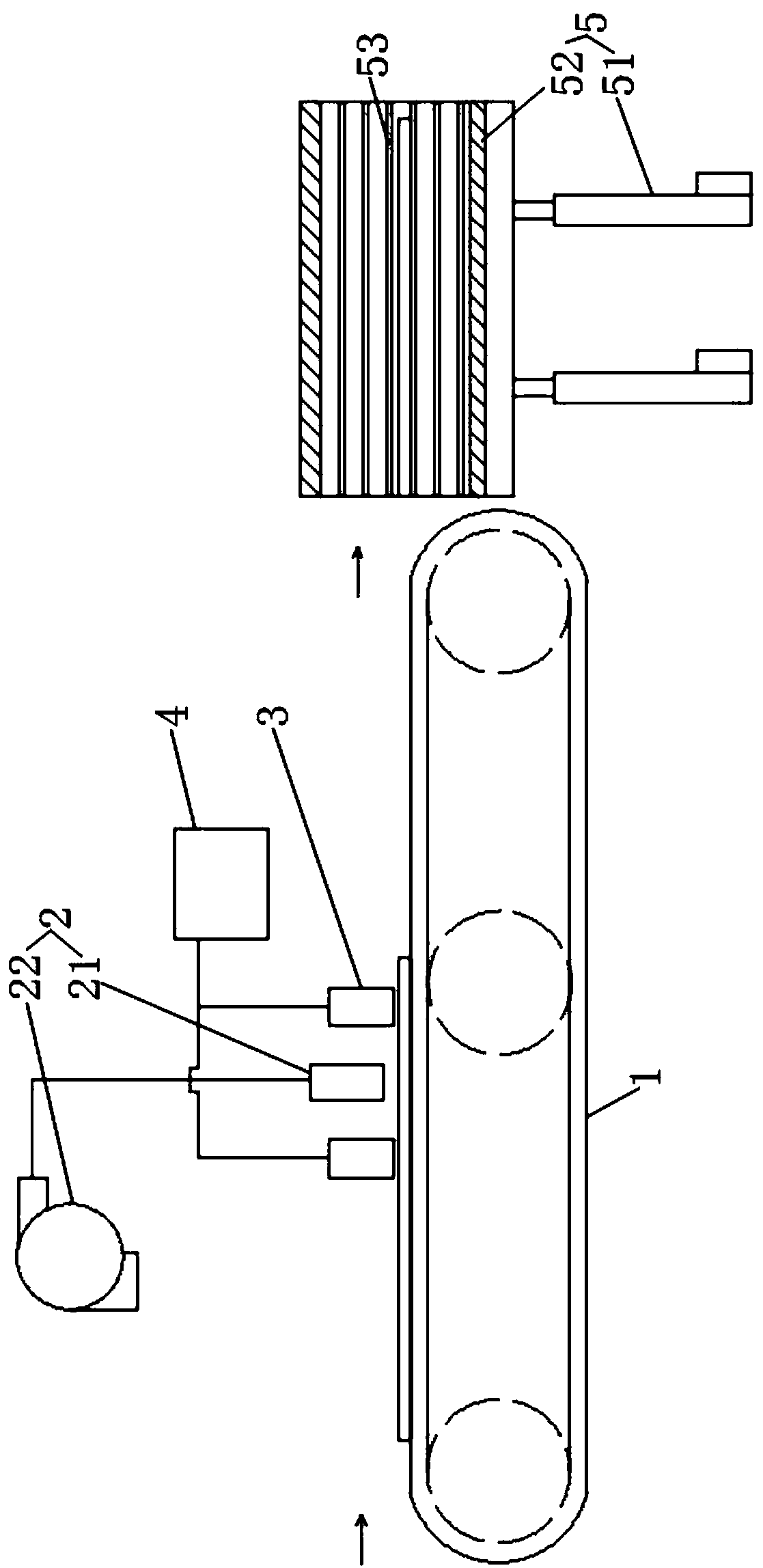 Surface dust removing device for liquid crystal glass sheet before powder spraying