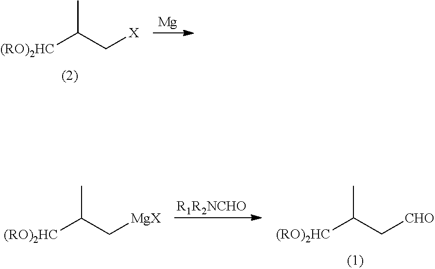 Preparation method of lycopene intermediate 3-methyl-4,4-dialkoxy-1-butaldehyde