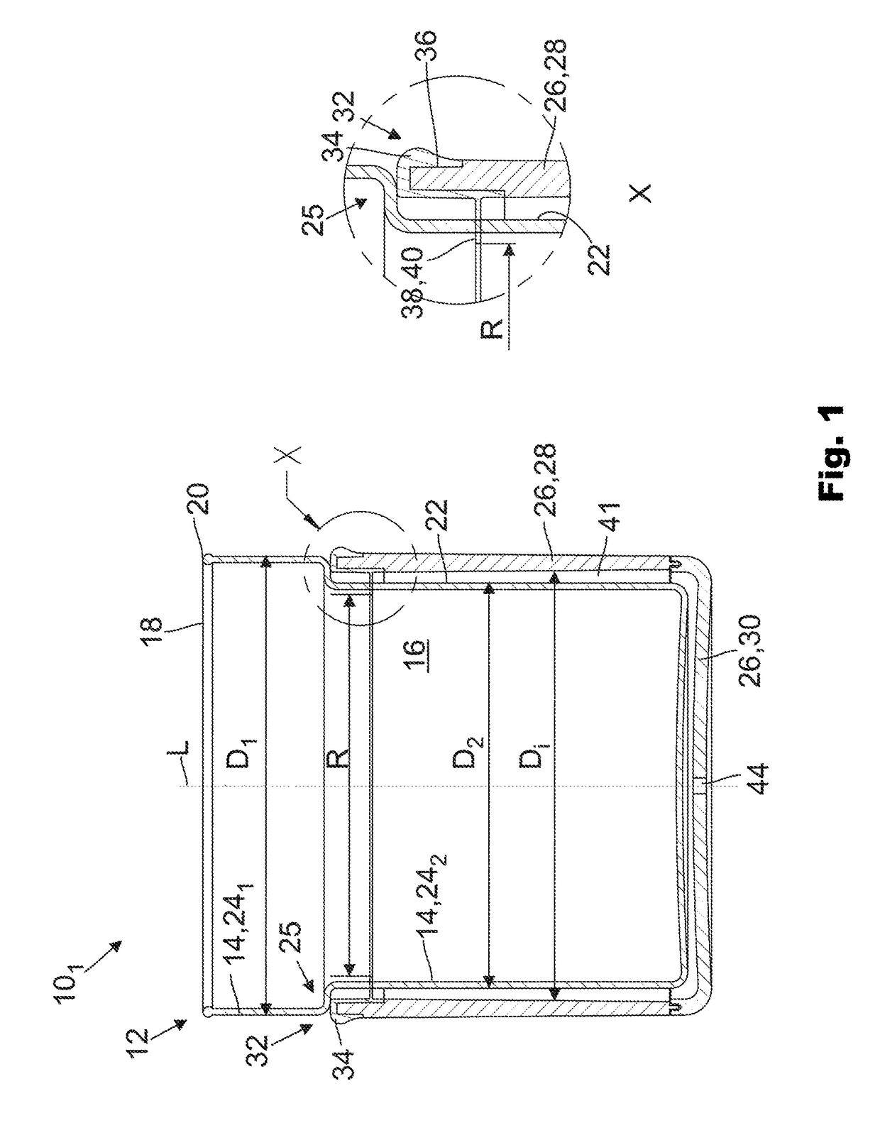 Double-walled drinking vessel