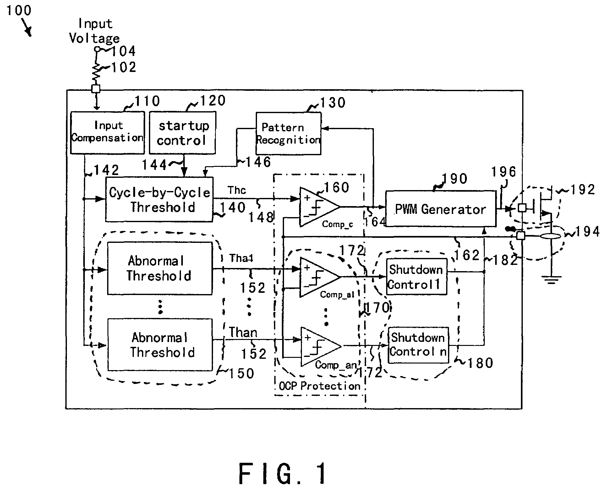 Adaptive multi-level threshold system and method for power converter protection
