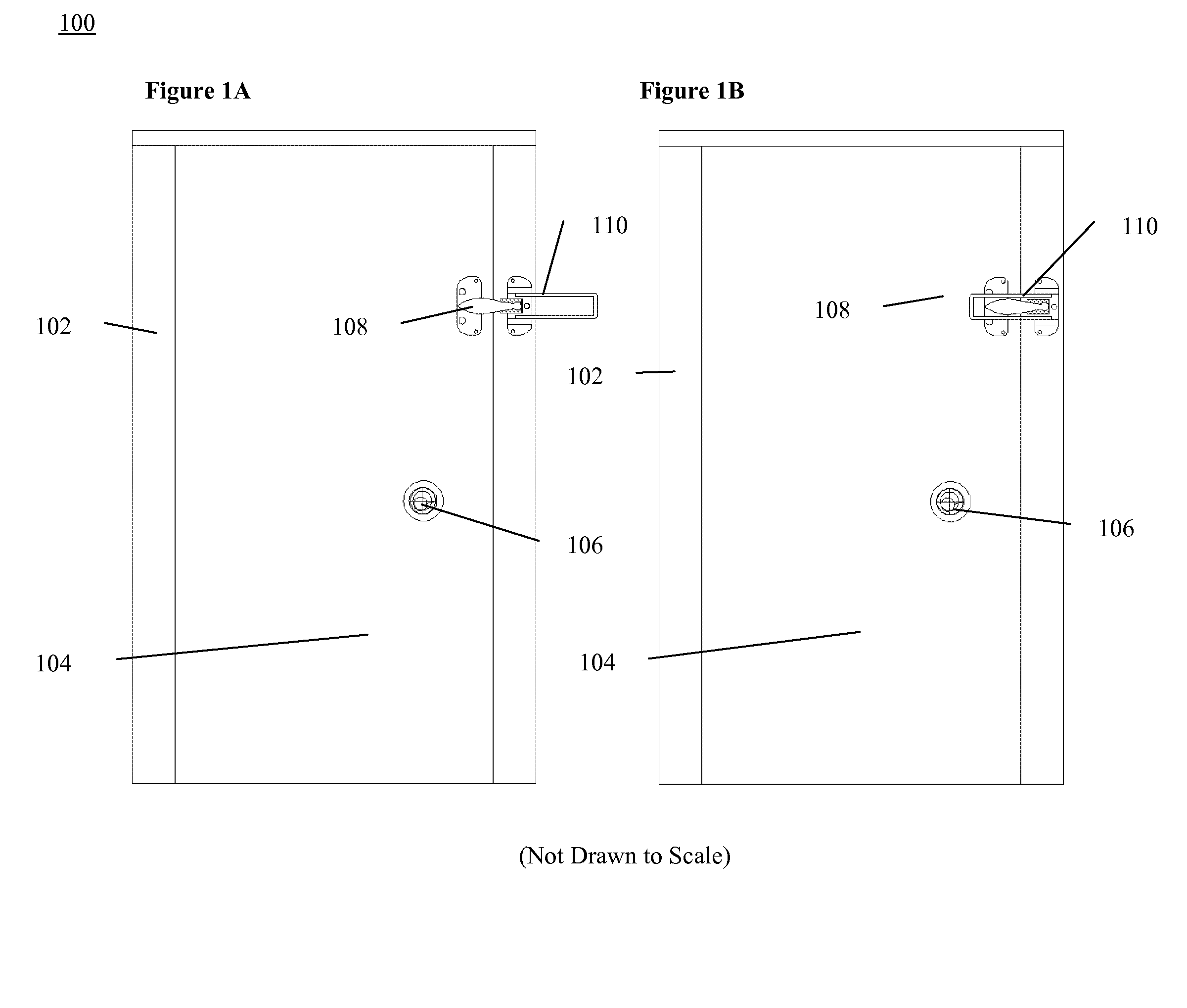 Articles, systems, and methods for suppressing noise and/or vibrations in hotel/motel doors