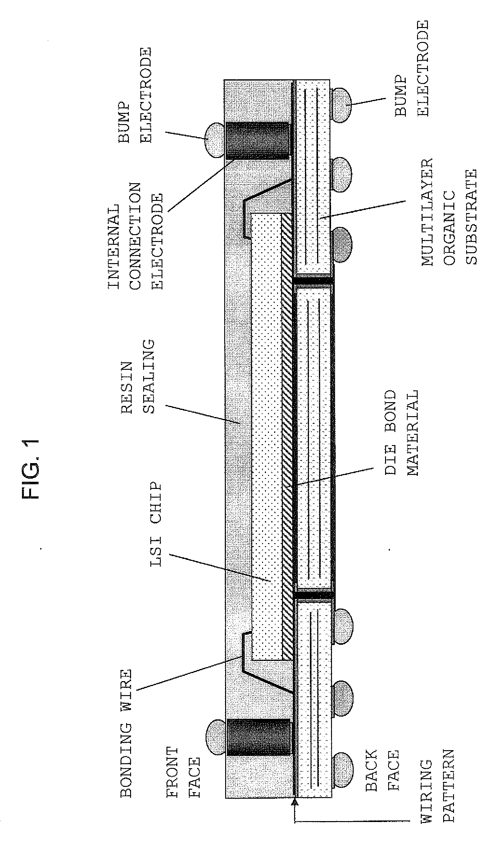 Method of manufacturing semiconductor device with electrode for external connection and semiconductor device obtained by means of said method