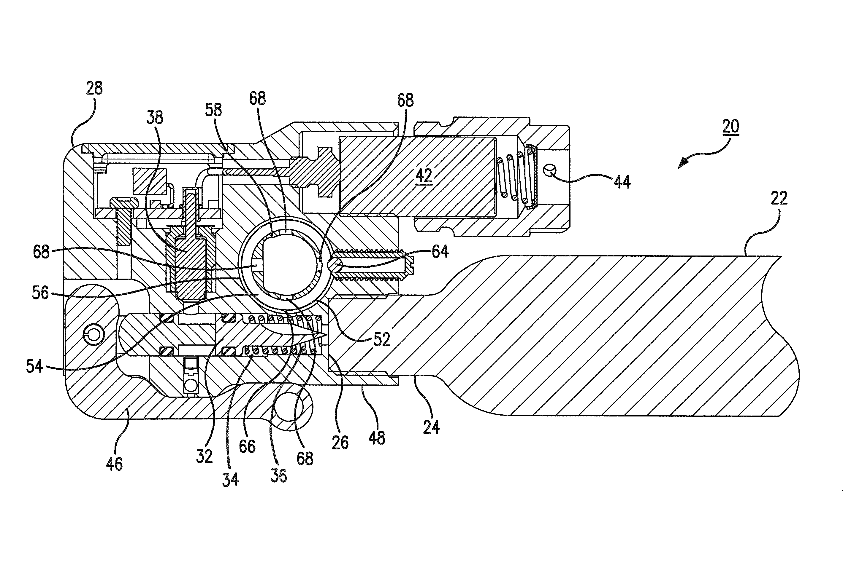 Water actuated pressurized gas release device