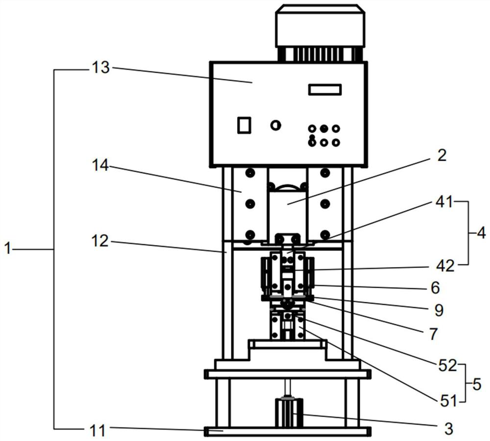 A quick demoulding terminal machine suitable for automatic processing