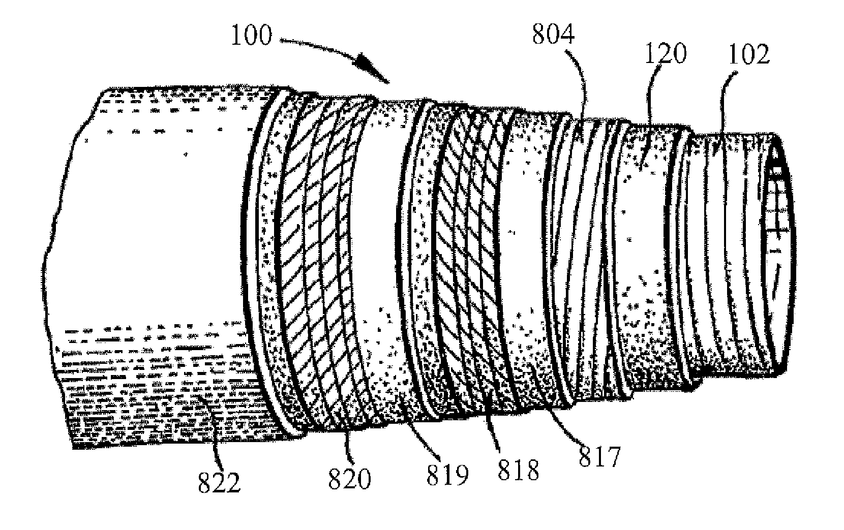 Pipe Section Having Bonded Composite Barrier Layer