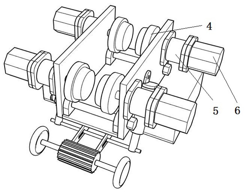 A self-charging tape machine omnidirectional inspection robot