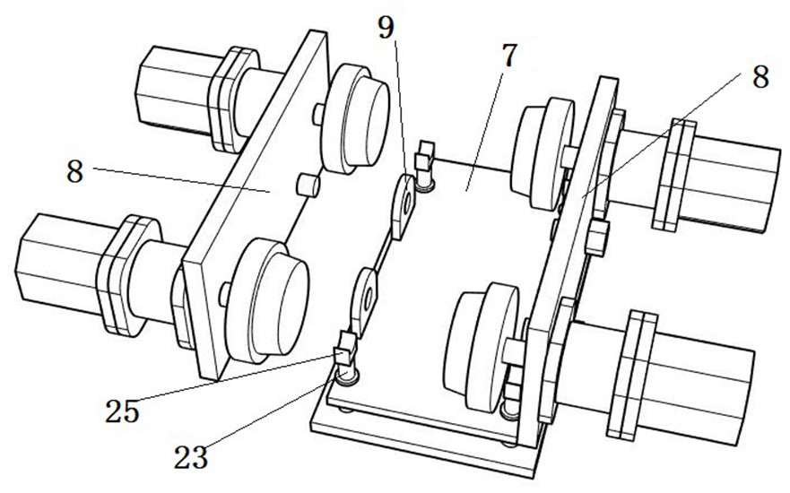 A self-charging tape machine omnidirectional inspection robot