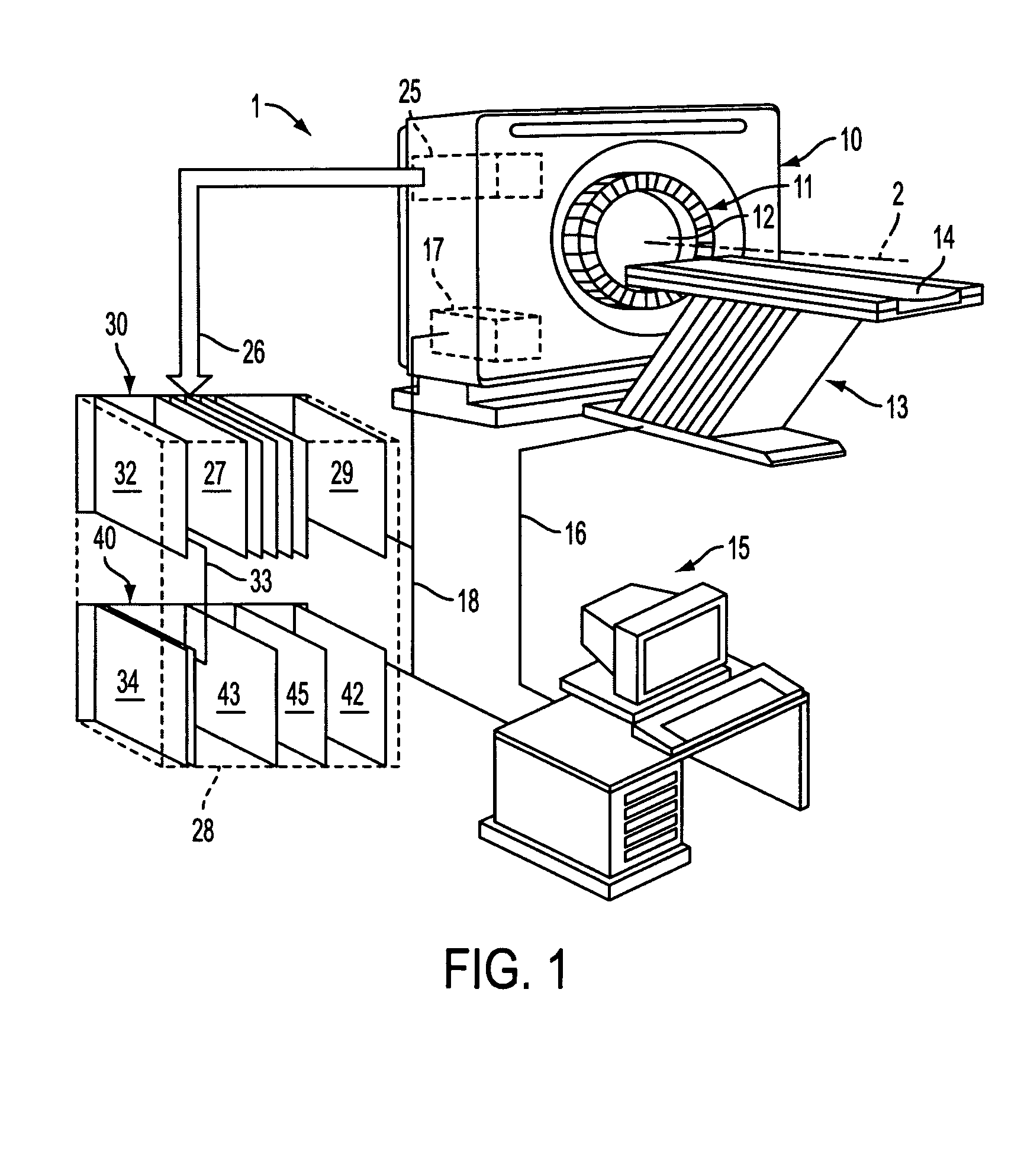 System and method for producing a detector position map