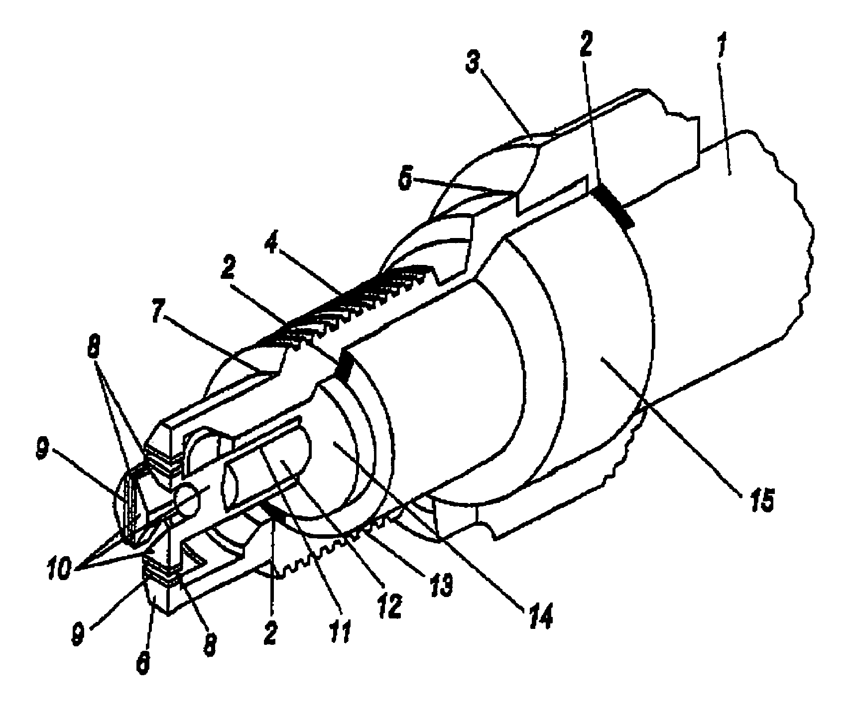 Spark plug of an internal combustion engine