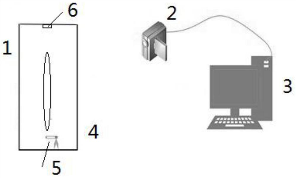 An electromagnetic wave induction device and a switch using the same