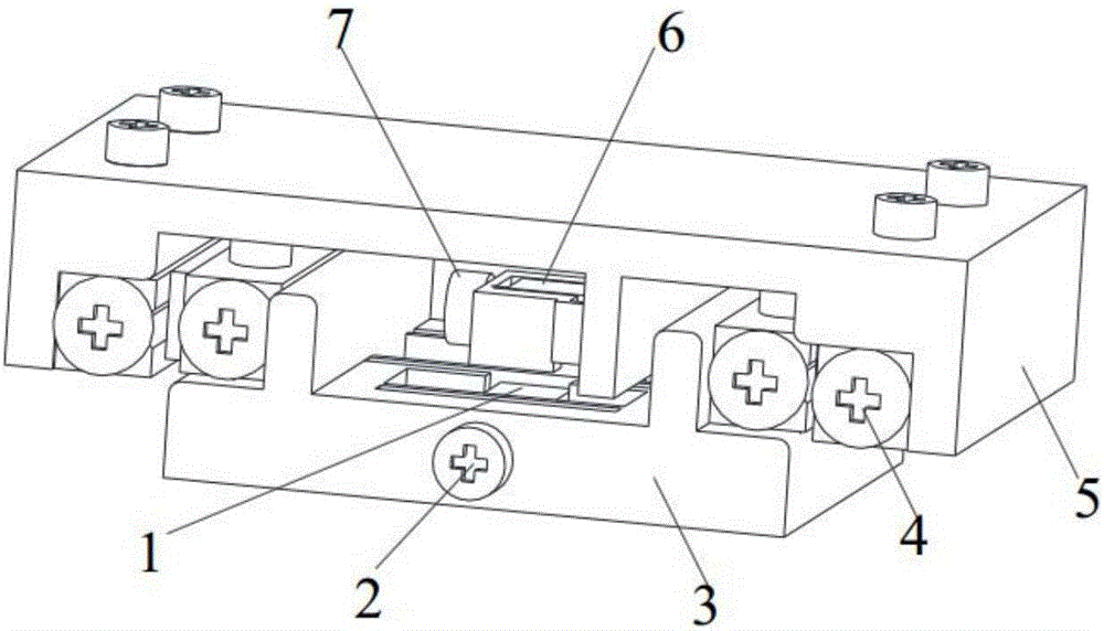 Stick-slip driving cross-scale precision positioning platform provided with side part friction force adjusting mechanism