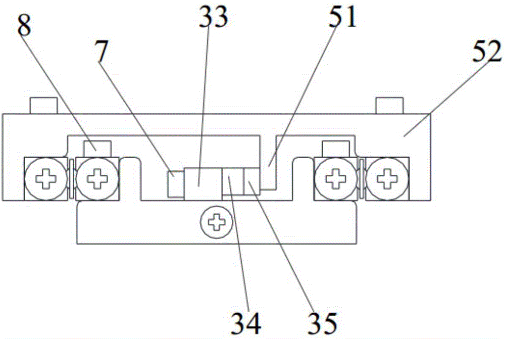 Stick-slip driving cross-scale precision positioning platform provided with side part friction force adjusting mechanism