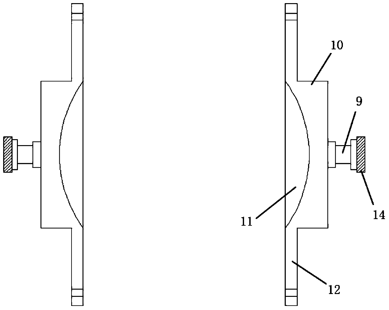 Turning device for processing rotor of wind power generator