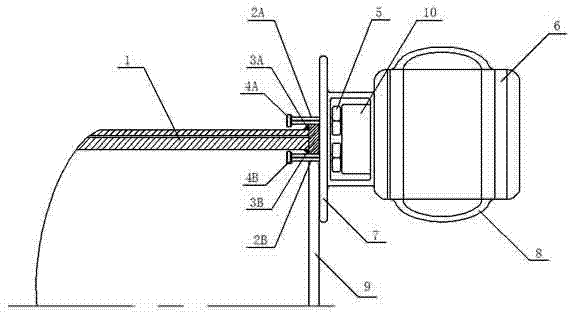 Large-caliber steel-plastic composite water supply pipe end face trimming method