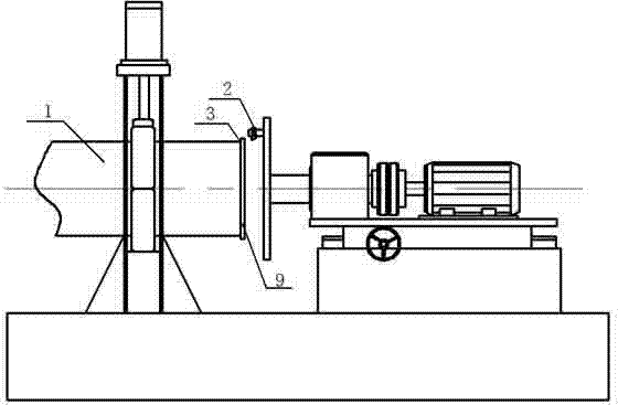 Large-caliber steel-plastic composite water supply pipe end face trimming method