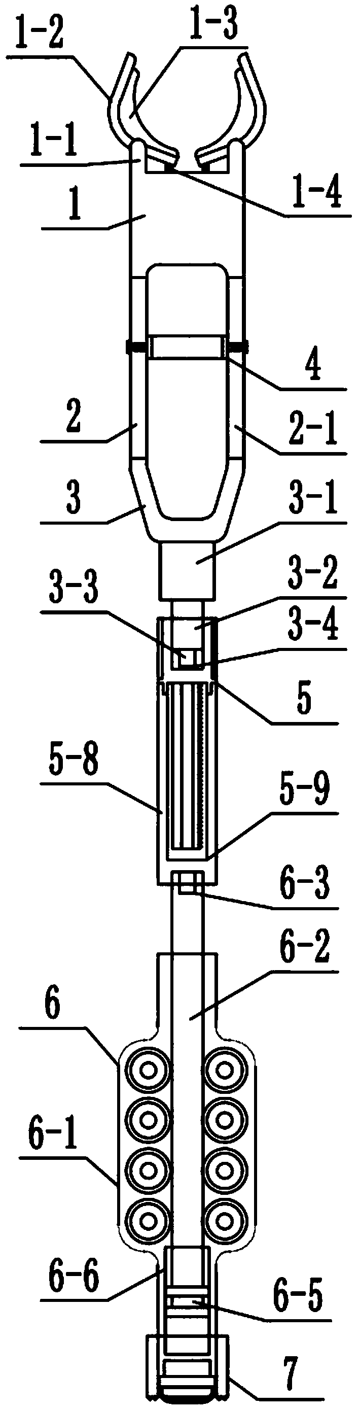 A kind of multi-combination outdoor climbing stick