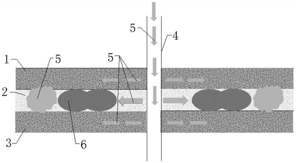 Oil extraction process method for heavy oil well