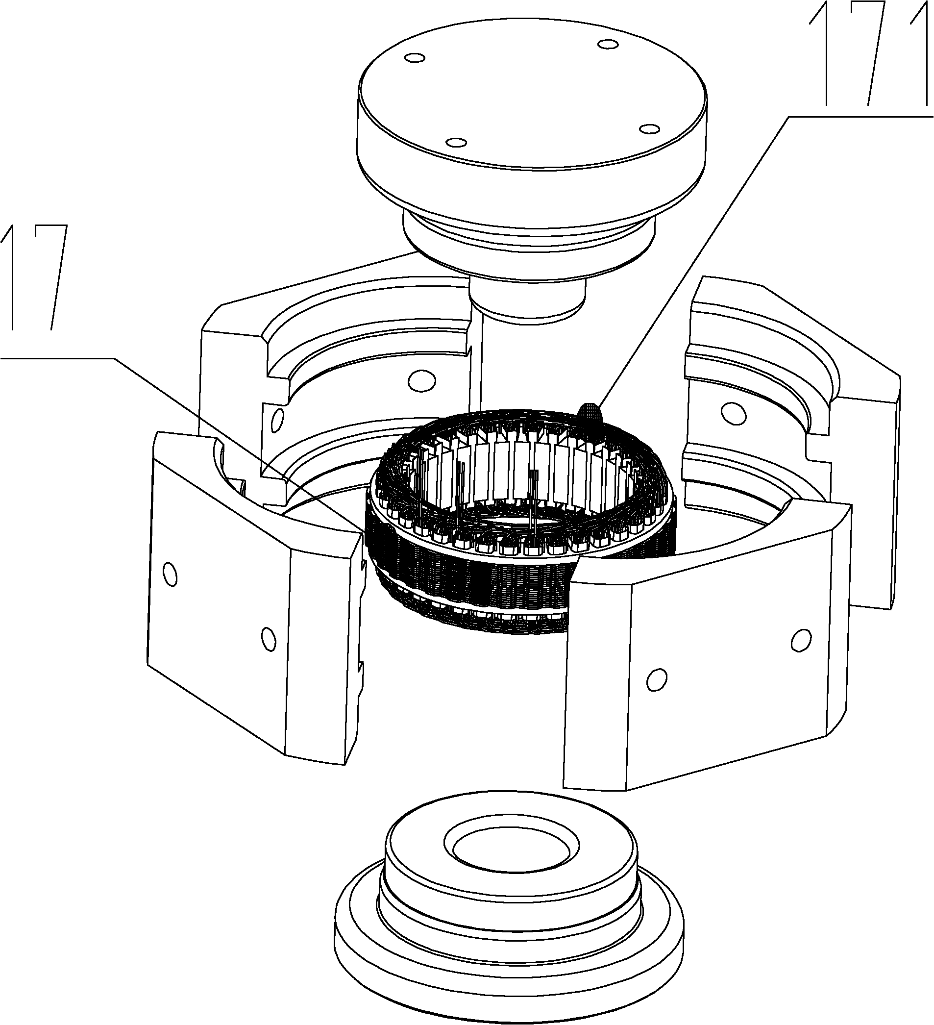 Motor stator coil reshaping method and device