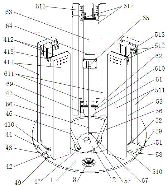 Three-degree-of-freedom parallel mechanism with adjustable working space and its adjustment method