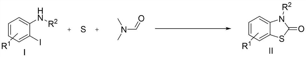 Synthesis method of benzothiazolone compound