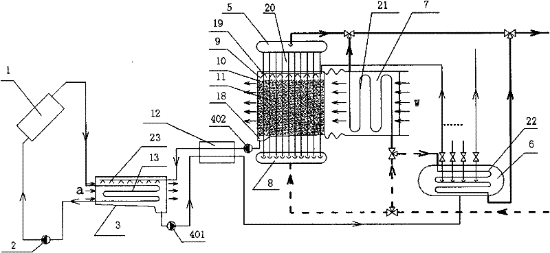 Dehumidification device of air preprocessing solution