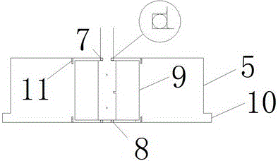 Partition circulation blast aerator and its method