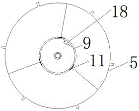 Partition circulation blast aerator and its method