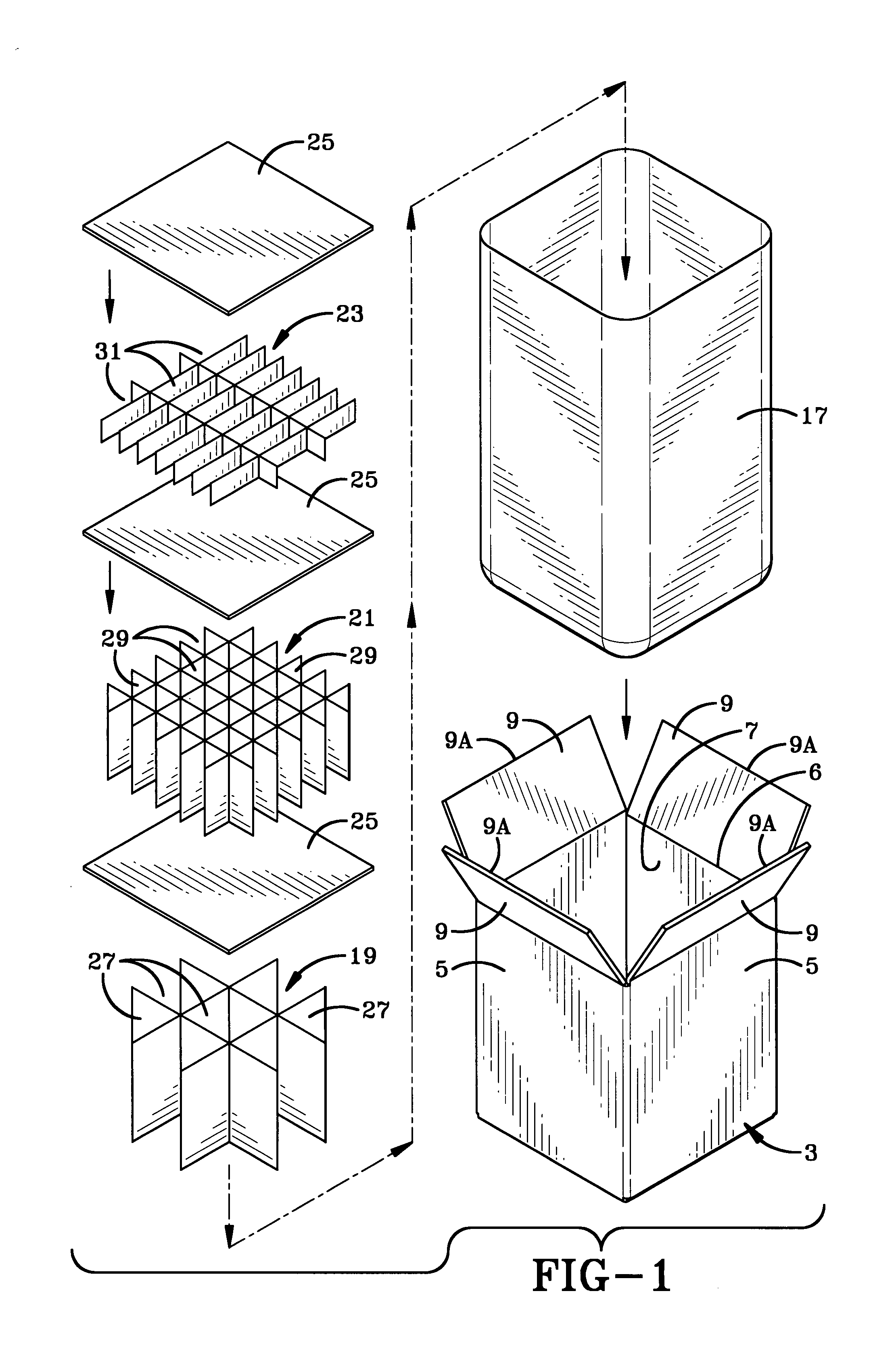 Shipping container for solid hazardous material