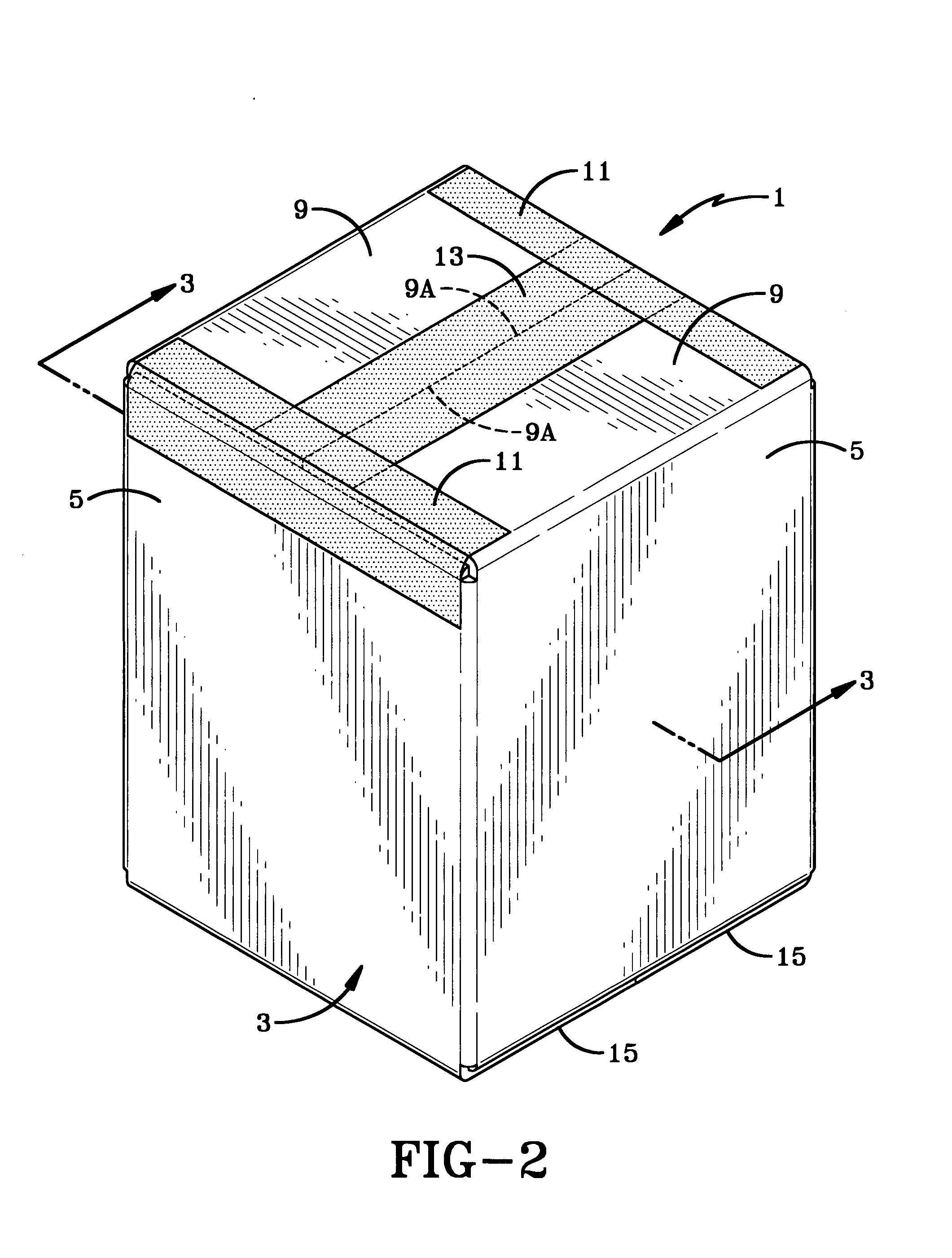 Shipping container for solid hazardous material